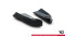 Heck Ansatz Flaps Diffusor passend für Porsche Macan GTS Mk1 Facelift 2 schwarz Hochglanz