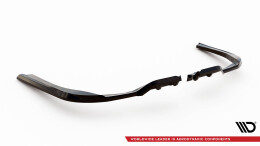 Mittlerer Cup Diffusor Heck Ansatz DTM Look passend für BMW M760e G70 schwarz Hochglanz