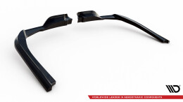 Mittlerer Cup Diffusor Heck Ansatz DTM Look passend für BMW M760e G70 schwarz Hochglanz