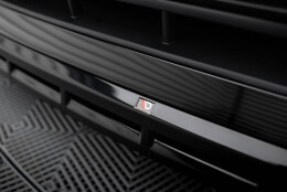 Cup Spoilerlippe Front Ansatz passend für Audi SQ8 / Q8 S-Line Mk1 Facelift schwarz Hochglanz