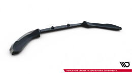 Cup Spoilerlippe Front Ansatz V.5 passend für BMW 1er M-Paket / M140i F20 Facelift schwarz Hochglanz