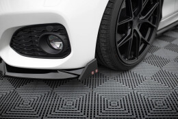 Street+ Spoilerlippe Front Ansatz V.5 + Flaps passend für BMW 1er M-Paket / M140i F20 FL