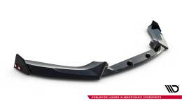 Street+ Spoilerlippe Front Ansatz V.5 + Flaps passend für BMW 1er M-Paket / M140i F20 FL