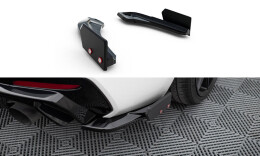 Heck Ansatz Flaps Diffusor V.5 +Flaps für BMW 1er M-Paket / M140i F20 Facelift