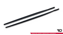 Seitenschweller Ansatz Cup Leisten V.5 passend für BMW 1er M-Paket / M140i F20 Facelift schwarz Hochglanz