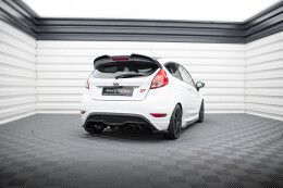 Heck Spoiler Aufsatz Abrisskante 3D für Ford Fiesta ST Mk7 Facelift schwarz Hochglanz