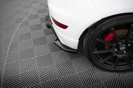 Heck Ansatz Flaps Diffusor V.3 für Ford Fiesta ST Mk7 Facelift schwarz Hochglanz