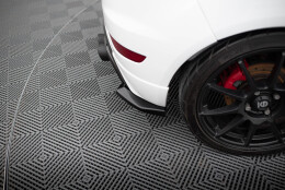 Heck Ansatz Flaps Diffusor V.3 passend für Ford Fiesta ST Mk7 Facelift schwarz Hochglanz
