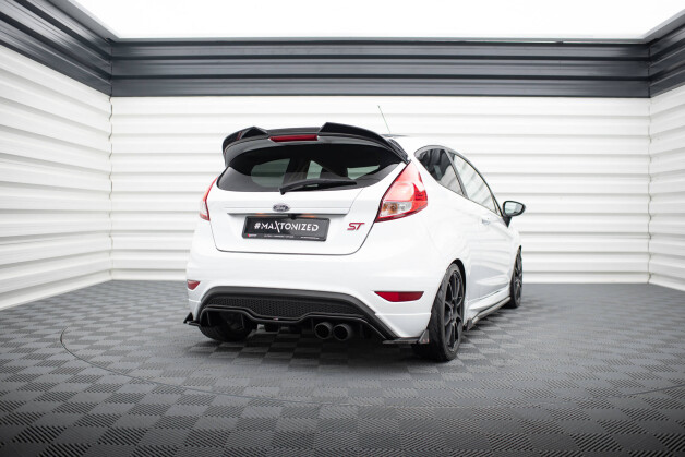 Heck Ansatz Flaps Diffusor V.3 + Flaps passend für Ford Fiesta ST Mk7 Facelift