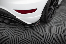 Heck Ansatz Flaps Diffusor V.3 + Flaps passend für Ford Fiesta ST Mk7 Facelift