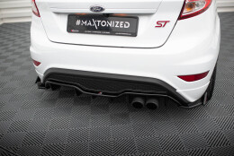 Heck Ansatz Flaps Diffusor V.3 + Flaps passend für Ford Fiesta ST Mk7 Facelift