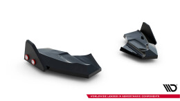 Heck Ansatz Flaps Diffusor V.3 + Flaps passend für Ford Fiesta ST Mk7 Facelift