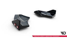 Heck Ansatz Flaps Diffusor V.3 + Flaps passend für Ford Fiesta ST Mk7 Facelift