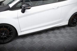 Seitenschweller Ansatz Cup Leisten V.4 passend für Ford Fiesta ST / ST-Line Mk7 schwarz Hochglanz