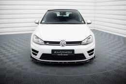 Cup Spoilerlippe Front Ansatz V.5 +Flaps für Volkswagen Golf R Mk7