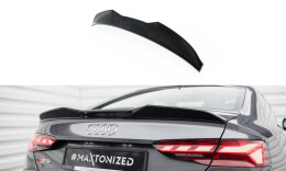 Heck Spoiler Aufsatz Abrisskante 3D passend für Audi S5 Coupe / A5 S-Line Coupe F5 Facelift schwarz Hochglanz