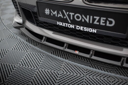 Cup Spoilerlippe Front Ansatz V.5 passend für BMW 7 M-Paket G11 / G12 Facelift schwarz Hochglanz