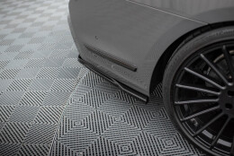 Mittlerer Cup Diffusor Heck Ansatz V.2 passend für BMW 7 M-Paket G11 / G12 Facelift schwarz Hochglanz
