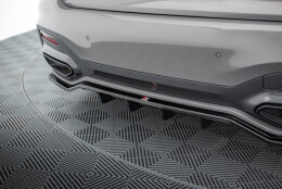 Mittlerer Cup Diffusor Heck Ansatz V.2 passend für BMW 7 M-Paket G11 / G12 Facelift schwarz Hochglanz