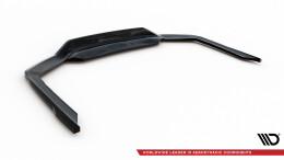 Mittlerer Cup Diffusor Heck Ansatz V.2 passend für BMW 7 M-Paket G11 / G12 Facelift schwarz Hochglanz