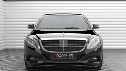 Cup Spoilerlippe Front Ansatz V.1 passend für Mercedes-Benz S W222 schwarz Hochglanz