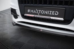 Cup Spoilerlippe Front Ansatz V.2 passend für Audi Q3 S-line 8U schwarz Hochglanz