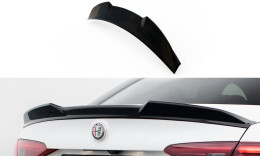 Heck Spoiler Aufsatz Abrisskante 3D passend für Alfa Romeo Giulia schwarz Hochglanz