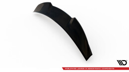Heck Spoiler Aufsatz Abrisskante 3D passend für Alfa Romeo Giulia schwarz Hochglanz
