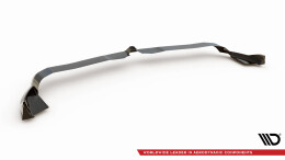 Cup Spoilerlippe Front Ansatz passend für Alfa Romeo Giulia Quadrifoglio schwarz Hochglanz