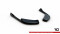 Heck Ansatz Flaps Diffusor passend für Alfa Romeo Giulia Quadrifoglio schwarz Hochglanz