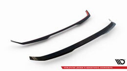 Heck Spoiler Aufsatz Abrisskante passend für Skoda Fabia Mk4 schwarz Hochglanz