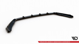 Cup Spoilerlippe Front Ansatz passend für Skoda Fabia Mk4 schwarz Hochglanz