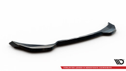 Mittlerer Cup Diffusor Heck Ansatz passend für Skoda Fabia Mk4 schwarz Hochglanz