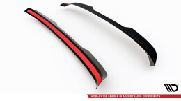 Heck Spoiler Aufsatz Abrisskante für Renault Espace Mk5  schwarz Hochglanz