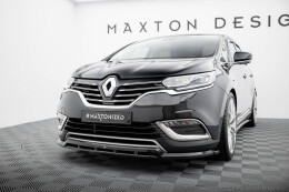 Cup Spoilerlippe Front Ansatz passend für Renault Espace Mk5 Facelift schwarz Hochglanz