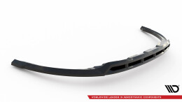 Cup Spoilerlippe Front Ansatz passend für Renault Espace Mk5 Facelift schwarz Hochglanz