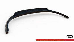 Cup Spoilerlippe Front Ansatz passend für Renault Espace Mk5 Facelift schwarz Hochglanz