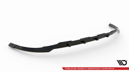 Mittlerer Cup Diffusor Heck Ansatz DTM Look passend für Renault Espace Mk5 Facelift schwarz Hochglanz