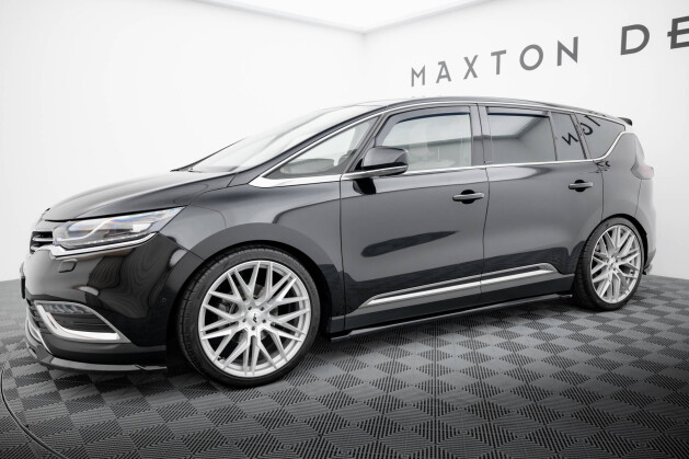 Street+ Seitenschweller Leisten passend für Renault Espace Mk5 schwarz Hochglanz