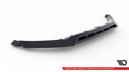 Cup Spoilerlippe Front Ansatz passend für Jaguar F-Pace R-Sport Mk1 schwarz Hochglanz