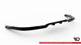 Mittlerer Cup Diffusor Heck Ansatz DTM Look passend für Jaguar F-Pace R-Sport Mk1 schwarz Hochglanz