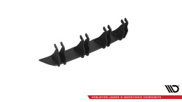 Street Pro Heckschürze Heck Ansatz Diffusor passend für Mercedes A 45 AMG W176 FL rot