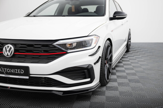 Stoßstangen Flaps Wings vorne Canards für BMW 1er M-Paket / M140i F20 FL VW Jetta GLI Mk7