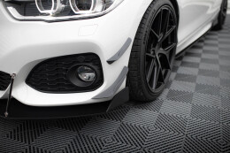 Stoßstangen Flaps Wings vorne Canards für BMW 1 M-Paket / M140i F20 Facelift