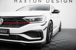 Stoßstangen Flaps Wings vorne Canards passend für BMW 1er M-Paket / M140i F20 FL VW Jetta GLI Mk7
