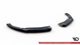Heck Ansatz Flaps Diffusor passend für Honda Civic Hatchback Mk9 schwarz Hochglanz