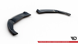 Heck Ansatz Flaps Diffusor passend für Honda Civic Hatchback Mk9 schwarz Hochglanz