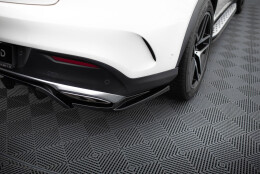 Mittlerer Cup Diffusor Heck Ansatz DTM Look passend für Mercedes-AMG GLE 43 Coupe C292 schwarz Hochglanz