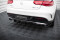Mittlerer Cup Diffusor Heck Ansatz DTM Look passend für Mercedes-AMG GLE 43 Coupe C292 schwarz Hochglanz