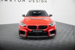 Cup Spoilerlippe Front Ansatz passend für BMW M2 M-Performance G87 schwarz Hochglanz